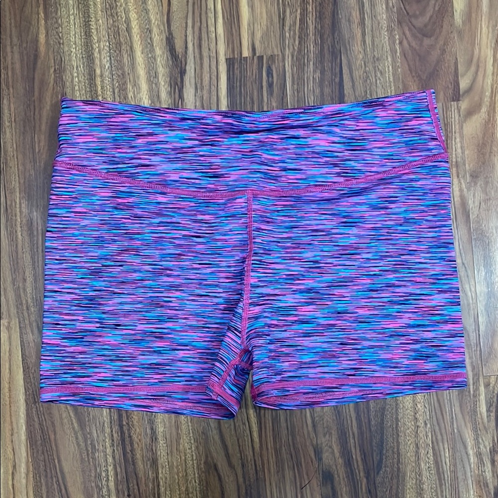 Fabletics Multicolor Patterned Sports Shorts XL